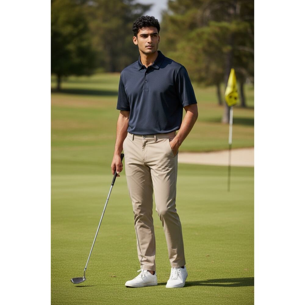 Callaway Stretch Athletic Fit Golf Pants 36x30. Beige Tan Easy Care No Iron